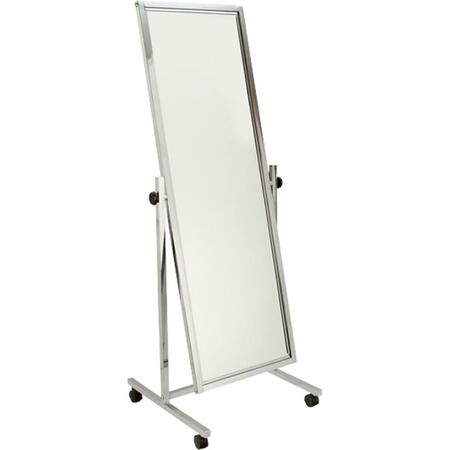 AMKO Single Tilted Mirror, Chrome TSM